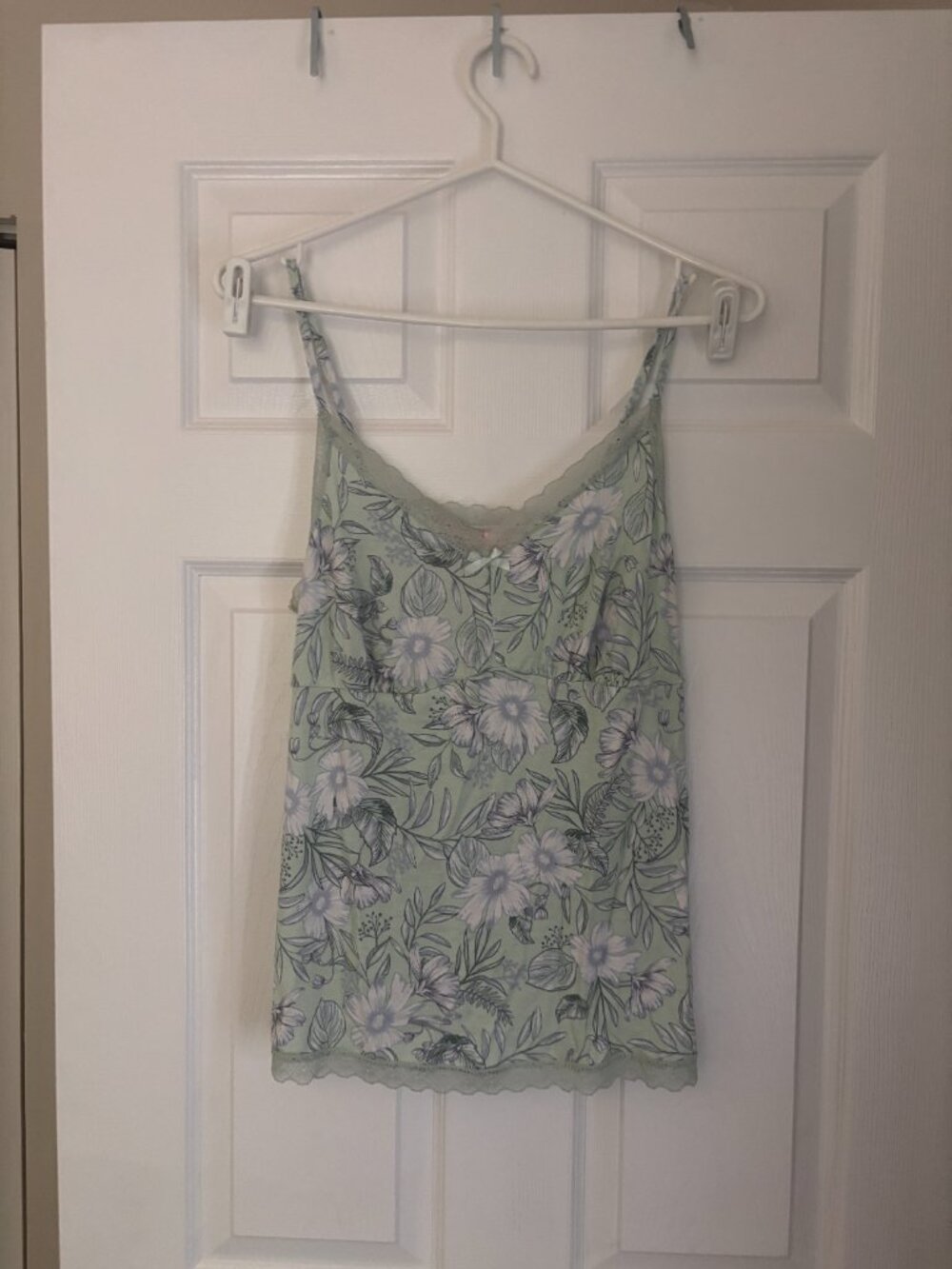 Mint Floral PJ Cami & Robe Set | Matching Lounge Set - Picture 10 of 10